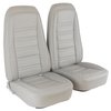 419767M Mounted Seats, 1976-1977 Chevy Corvette, Smoke Leather Vinyl - image 2