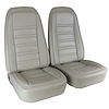 419773M Mounted Seats, 1978-1978 Chevy Corvette, Oyster Leather Vinyl - image 1