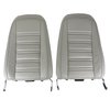 419773M Mounted Seats, 1978-1978 Chevy Corvette, Oyster Leather Vinyl - image 2