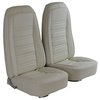 419776M Mounted Seats, 1976-1977 Chevy Corvette, White Leather Vinyl - image 2
