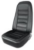 419820KT Interior Package, 1976-1976 Chevy Corvette, Full Leather Covers, Foam, Deluxe Door Panels, Black W/Teak - image 2
