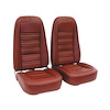 419833 Leather Seat Covers, 1978-1978 Chevy Corvette, Saffron 100-percent-Leather - image 1