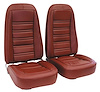 419833M Mounted Seats, 1978-1978 Chevy Corvette, Saffron 100-percent Leather - image 1