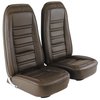 419855M Mounted Seats, 1976-1978 Chevy Corvette, Dark Brown 100-percent Leather - image 2