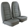 419867M Mounted Seats, 1976-1977 Chevy Corvette, Smoke 100-percent Leather - image 2