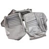 419962 Leather Seat Covers, 1978-1978 Chevy Corvette, Silver Pace Leathr/Vinyl Original 2 in. Bolster - image 2