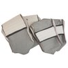 419962 Leather Seat Covers, 1978-1978 Chevy Corvette, Silver Pace Leathr/Vinyl Original 2 in. Bolster - image 4