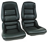 420014 Leather Seat Covers, 1979-1979 Chevy Corvette, Green 100-percent-Leather 2 in. Bolster - image 1