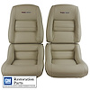 4200EM Mounted Embroidered Seat Cover Parts & Labor Bundle, 1978-1982 Chevy Corvette, 100-percent Leather W/2 in. Bolster - image 1