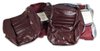 420136 Leather Seat Covers, 1980-1980 Chevy Corvette, Claret Leather/Vinyl Original 4 in. Bolster - image 2