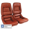 4201EM Mounted Embroidered Seat Cover Parts & Labor Bundle, 1978-1982 Chevy Corvette, Leather/Vinyl W/4 in. Bolster - image 1