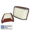 4202EM Mounted Embroidered Seat Cover Parts & Labor Bundle, 1978-1982 Chevy Corvette, 100-percent Leather W/4 in. Bolster - image 2