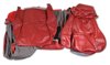420327 Leather Seat Covers, 1984-1985 Chevy Corvette, Red Standard - image 2