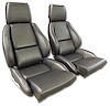 420371 Leather Seat Covers, 1984-1987 Chevy Corvette, Bronze Standard - image 1