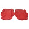 420475E OE Style Embroidered Standard Leather Seat Covers, 1989-1992 Chevy Corvette, Red - image 4