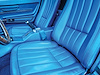 421041 Leather-Like Vinyl Seat Covers, 1968-1968 Chevy Corvette, Bright Blue - image 1