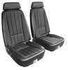 421120 Leather-Like Vinyl Seat Covers, 1969 Chevy Corvette, Black - image 3