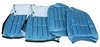 421141 Leather-Like Vinyl Seat Covers, 1969 Chevy Corvette, Bright Blue - image 2