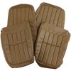 421156 Leather-Like Vinyl Seat Covers, 1969 Chevy Corvette, Saddle - image 2