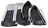 421220 Leather-Like Vinyl Seat Covers, 1970-1971 Chevy Corvette, Black - image 1