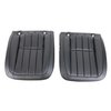 421220MS Mounted Seats, 1970-1971 Chevy Corvette, Black, Leather-Like Vinyl w/Shoulder Harness - image 2