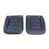 421343M Mounted Seats, 1973-1974 Chevy Corvette, Dark Blue Leather-Like Vinyl w/o Shoulder Harness - image 2