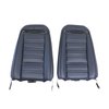 421343M Mounted Seats, 1973-1974 Chevy Corvette, Dark Blue Leather-Like Vinyl w/o Shoulder Harness - image 4