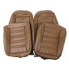 421353 Leather-Like Vinyl Seat Covers, 1972-1972 Chevy Corvette, Dark Saddle - image 2