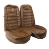 421353 Leather-Like Vinyl Seat Covers, 1972-1972 Chevy Corvette, Dark Saddle - image 3