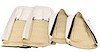 421550 Leather-Like Vinyl Seat Covers, 1978-1978 Chevy Corvette, Doeskin - image 1