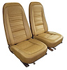 421557 Leather-Like Vinyl Seat Covers, 1976-1977 Chevy Corvette, Buckskin - image 1