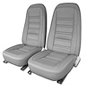 421567 Leather-Like Vinyl Seat Covers, 1976-1977 Chevy Corvette, Smoke - image 1