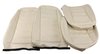421576 Leather-Like Vinyl Seat Covers, 1976-1977 Chevy Corvette, White - image 2