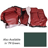 421614 Leather-Like Vinyl Seat Covers, 1979-1979 Chevy Corvette, Green 2 in. Bolster - image 1