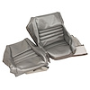 421662 Leather-Like Vinyl Seat Covers, 1978-1978 Chevy Corvette, Silver Pace 2 in. Bolster - image 1