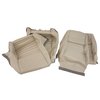 421666 Leather-Like Vinyl Seat Covers, 1979-1980 Chevy Corvette, Oyster 2 in. Bolster - image 2