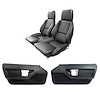 422820KCP Interior Package, 1984-1988 Chevy Corvette, Mounted Standard Leather Seats, Black W/Perforated Inserts - image 1