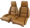 422978 Mounted Leather-Like Vinyl Seat Covers, 1988-1988 Chevy Corvette, Saddle Standard - image 2