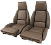 422979 Mounted Leather-Like Vinyl Seat Covers, 1988-1988 Chevy Corvette, Gray Standard - image 2