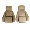 423182 Mounted Leather-Like Vinyl Seat Covers, 1992-1992 Chevy Corvette, Beige Standard - image 4