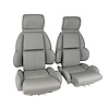 423184 Mounted Leather-Like Vinyl Seat Covers, 1992-1992 Chevy Corvette, Gray Standard - image 1