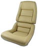 423350 Mounted Leather Seat Covers, 1979-1980 Chevy Corvette, Doeskin 100-percent-Leather 2 in. Bolster - image 1