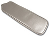 424161 Center Armrest Cover, 1965-1966 Chevy Corvette, Silver Vinyl - image 1