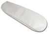 424165 Center Armrest Cover, 1965-1966 Chevy Corvette, White Vinyl - image 1