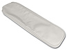 424265 Center Armrest Cover, 1964-1966 Chevy Corvette, White Leather - image 1