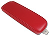 424335 Center Armrest, 1963-1964 Chevy Corvette, Red Vinyl - image 1
