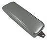 424361 Center Armrest, 1964-1964 Chevy Corvette, Silver Vinyl - image 1