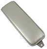 424461 Center Armrest, 1965-1966 Chevy Corvette, Silver Vinyl - image 1