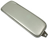424561 Center Armrest, 1964-1966 Chevy Corvette, Silver Leather - image 1