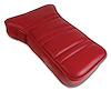 424924 Reproduction Center Armrest, 1977-1978 Chevy Corvette, Red Leather W/Vinyl - image 1